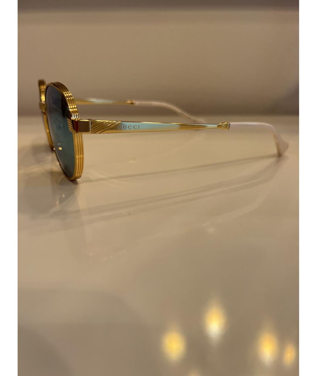GUCCI Зеленые солнцезащитные очки, фото 4