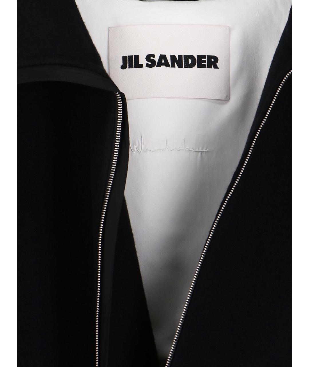 JIL SANDER Черная шерстяная куртка, фото 5