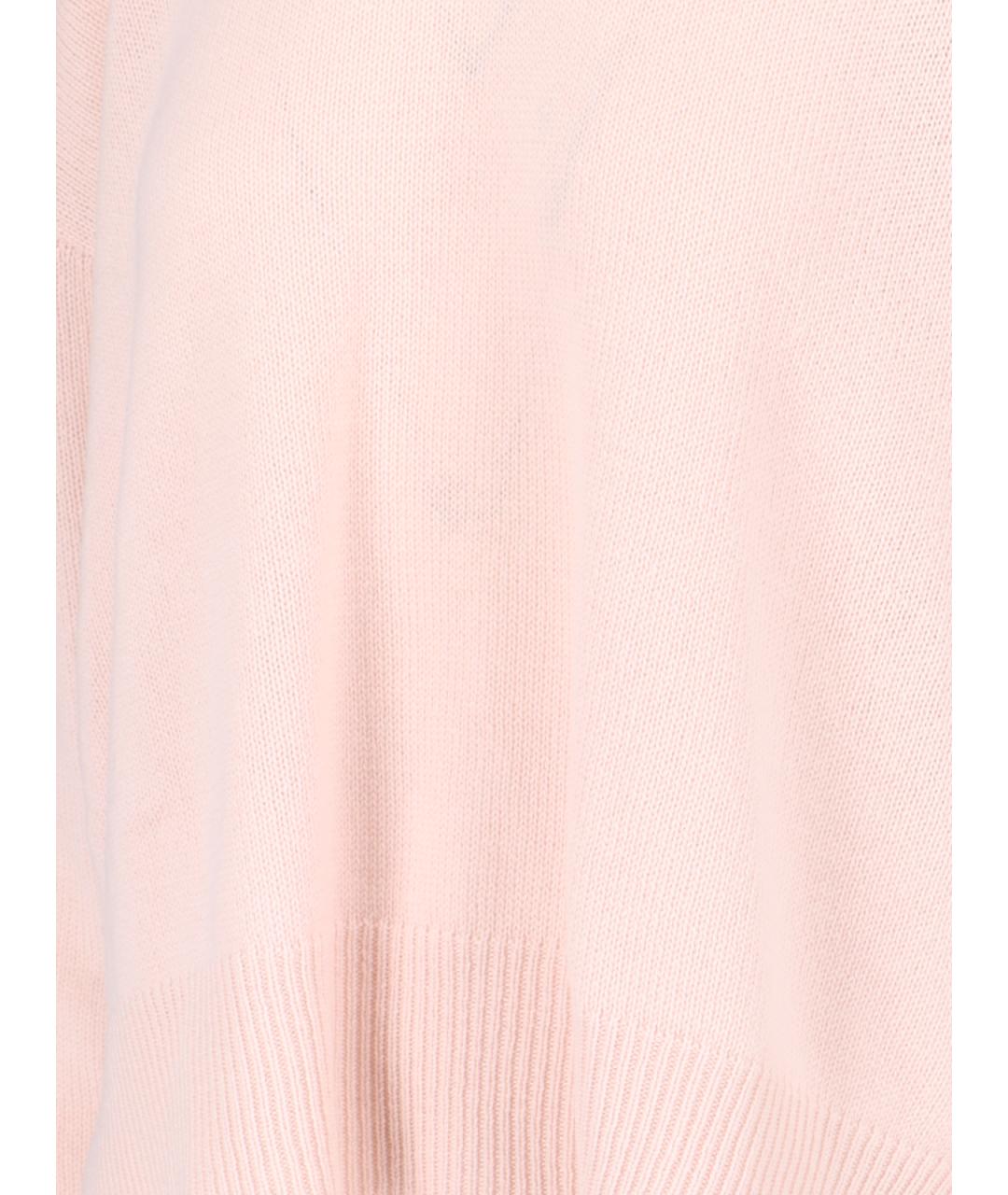 JIL SANDER Розовый кашемировый джемпер / свитер, фото 4