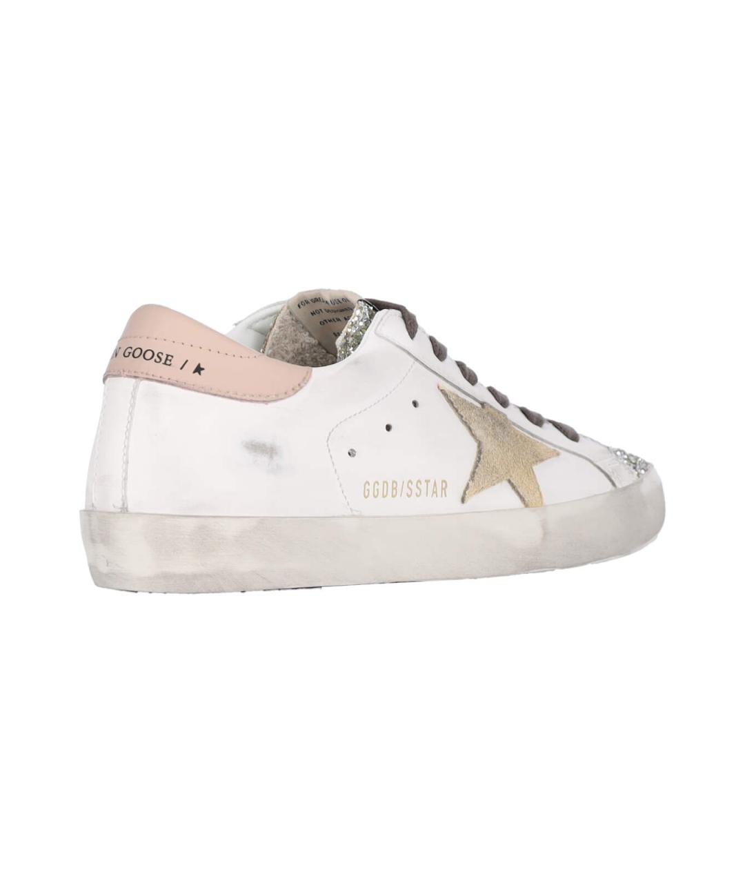 GOLDEN GOOSE DELUXE BRAND Белые кожаные кеды, фото 4