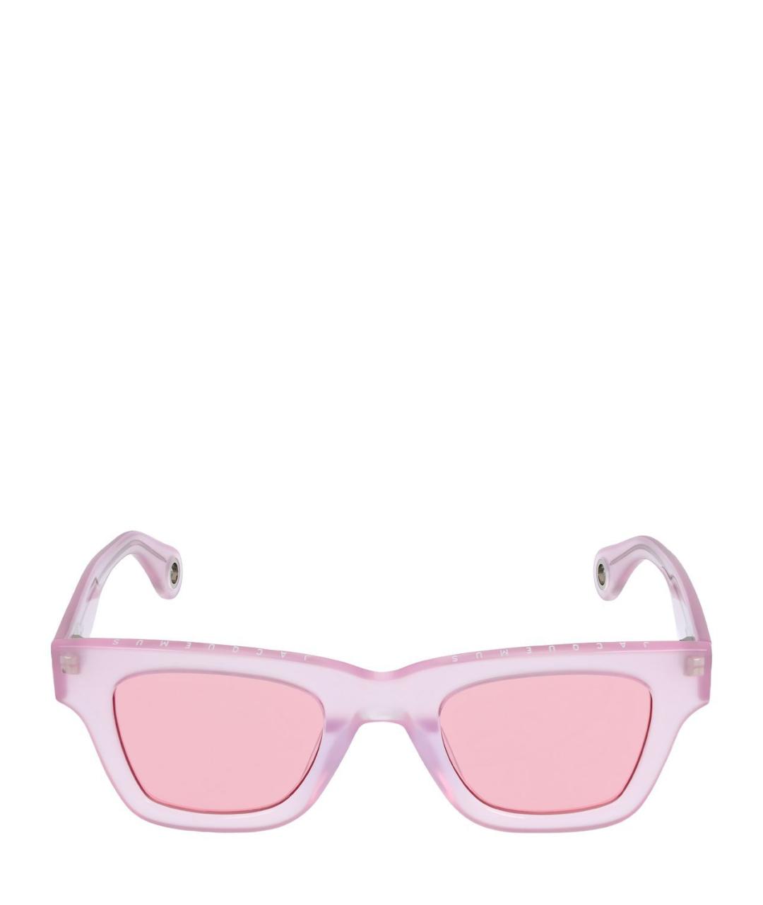 JACQUEMUS Розовые солнцезащитные очки, фото 3