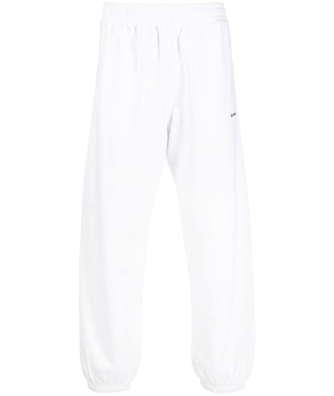 OFF-WHITE Белые повседневные брюки, фото 1