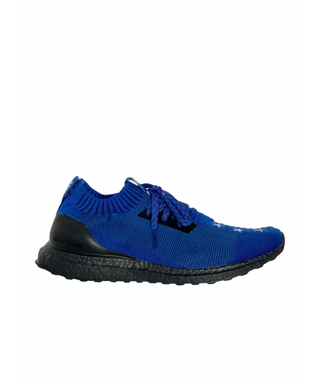 ETUDES Синие текстильные низкие кроссовки / кеды, фото 1