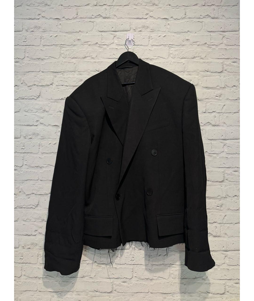 BALENCIAGA Черный пиджак, фото 5