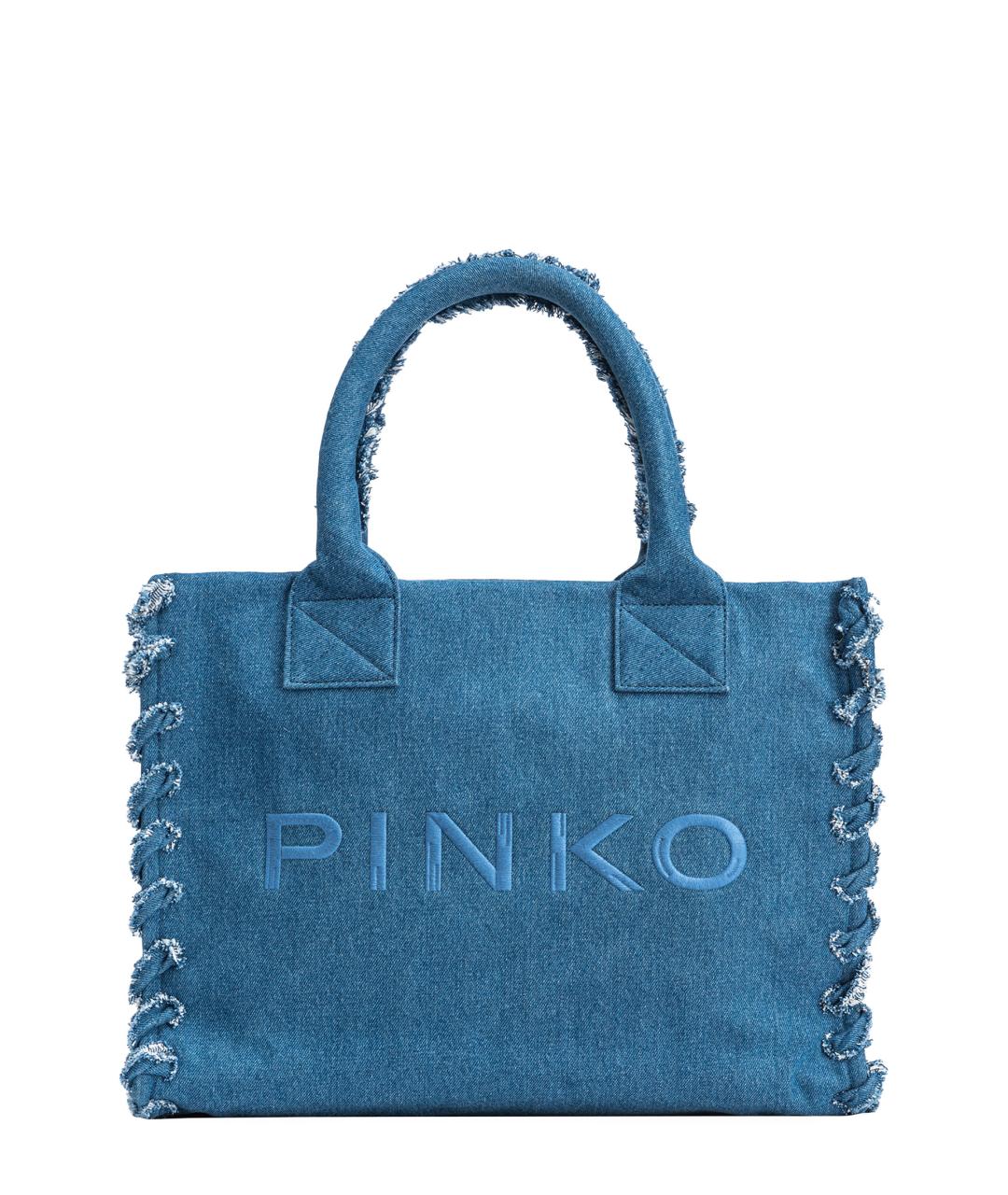 PINKO Синяя сумка тоут, фото 1