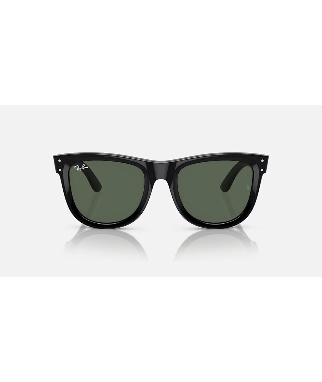 RAY BAN Черные пластиковые солнцезащитные очки, фото 5