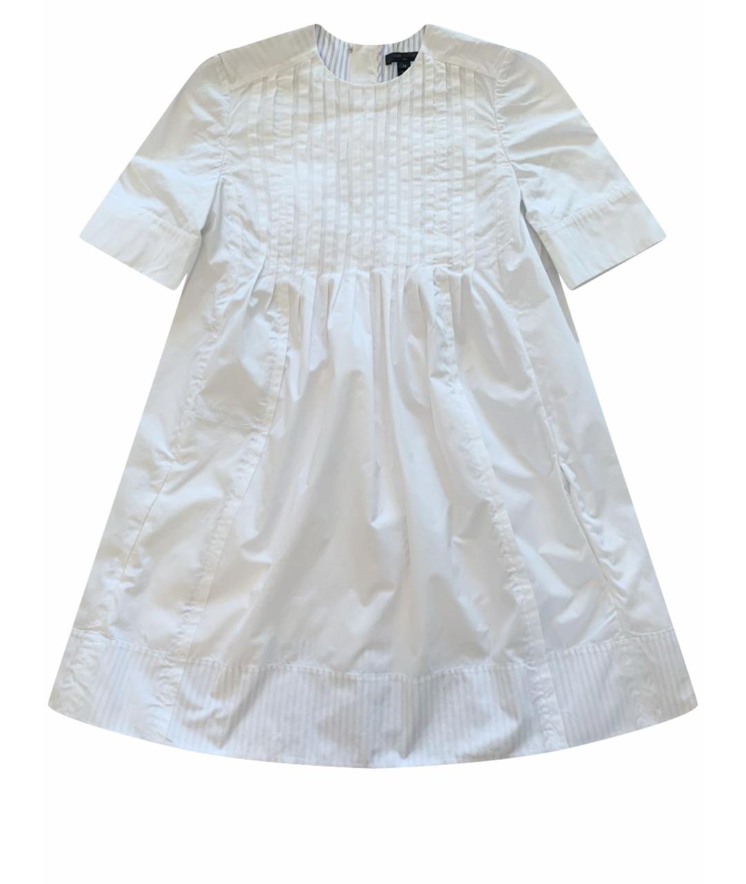LOUIS VUITTON PRE-OWNED Белое хлопковое повседневное платье, фото 1