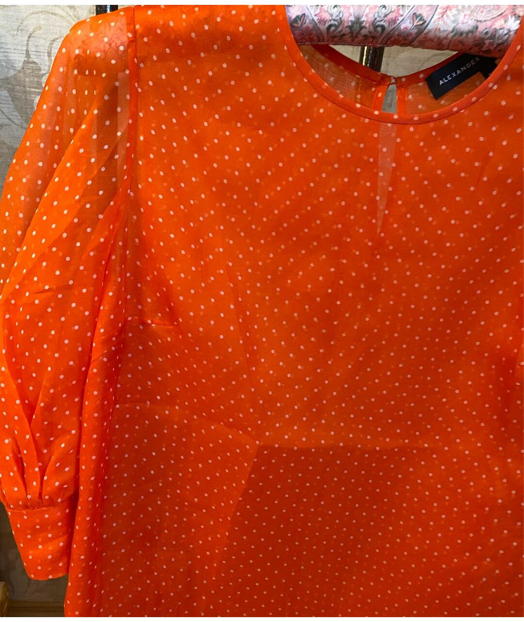 ALEXANDER TEREKHOV Оранжевая шелковая рубашка, фото 3