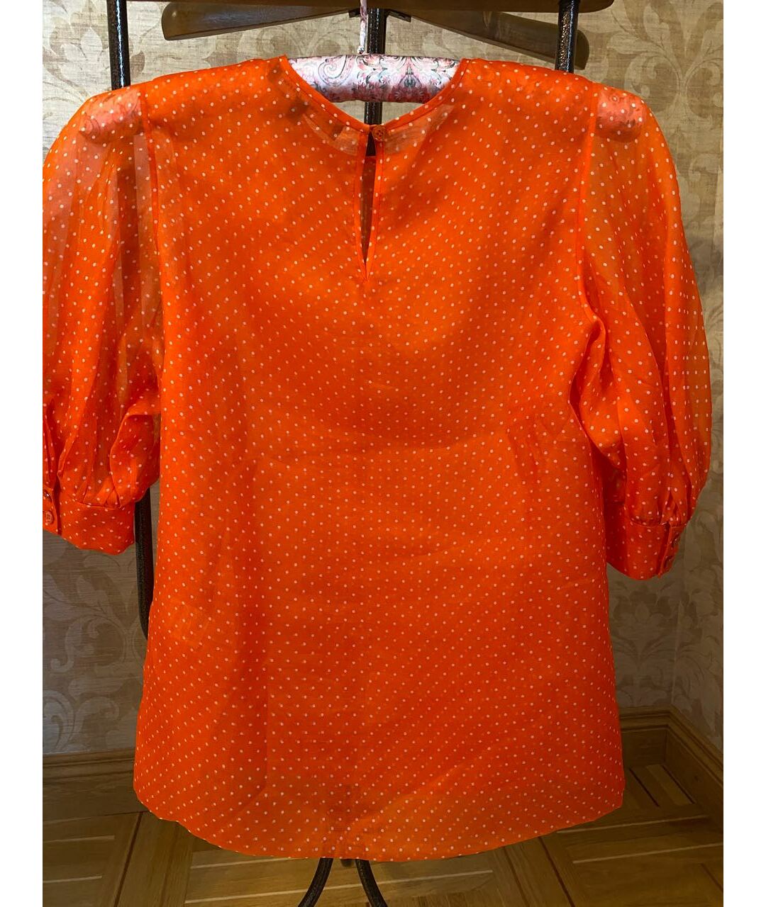 ALEXANDER TEREKHOV Оранжевая шелковая рубашка, фото 2