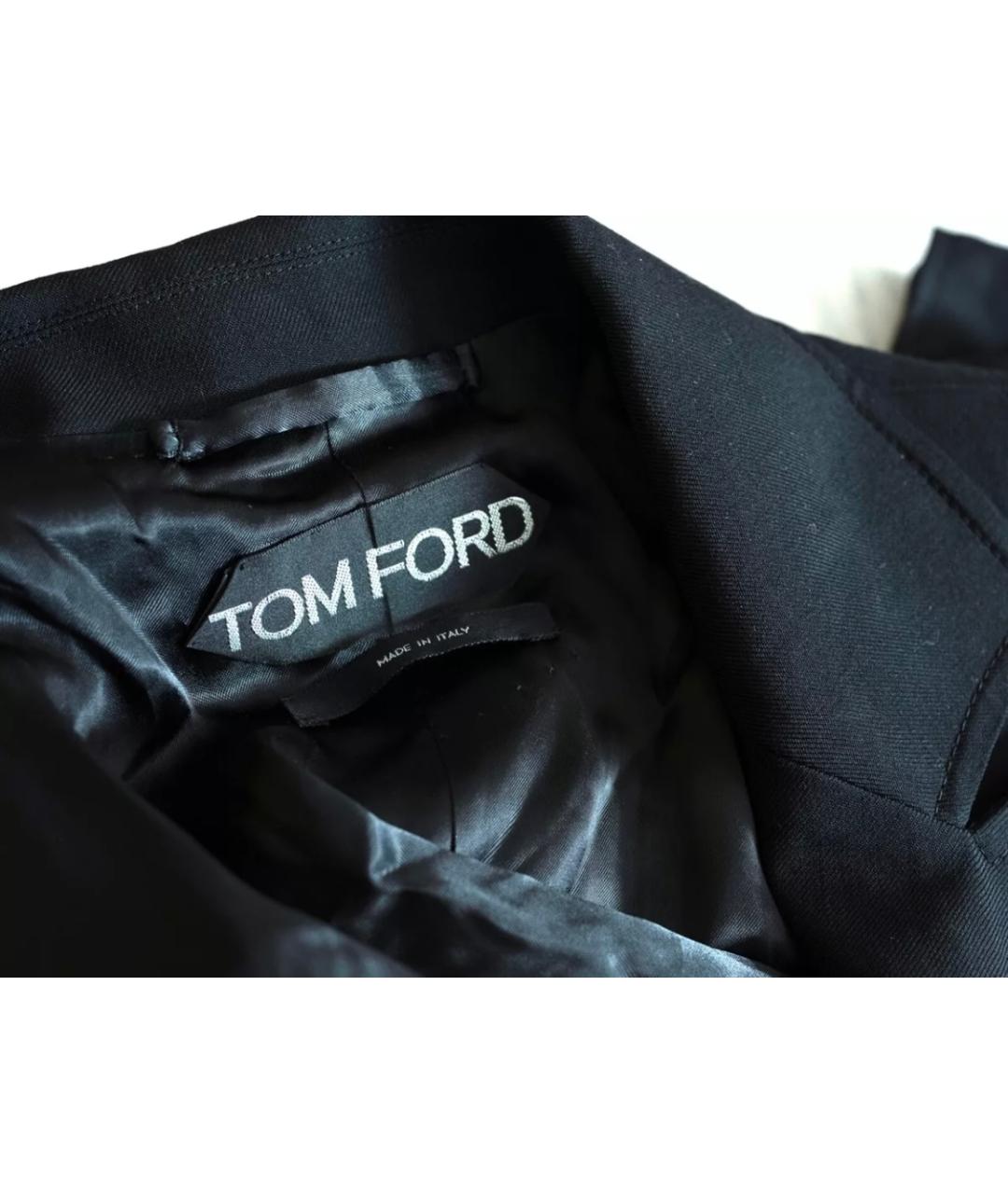 TOM FORD Черный шерстяной жакет/пиджак, фото 3