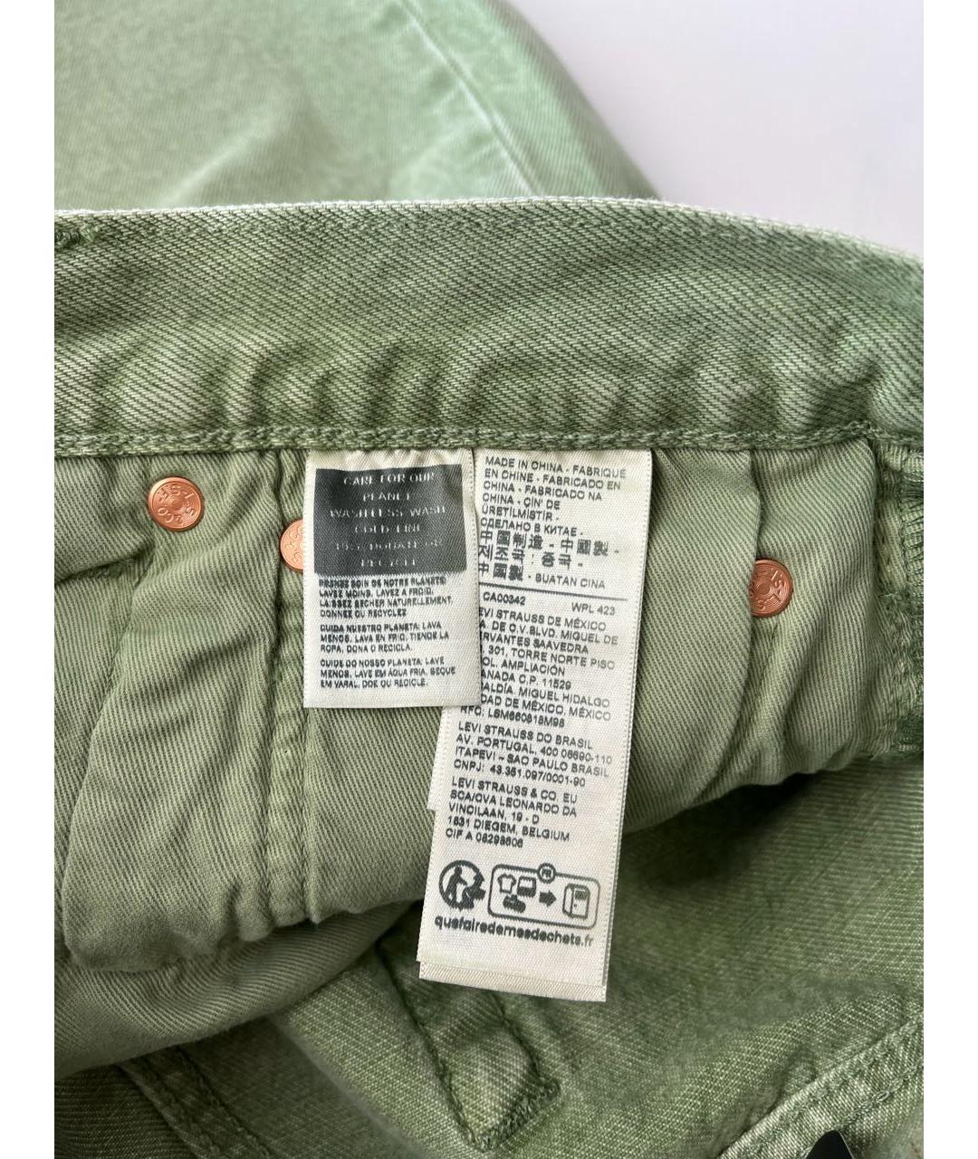 LEVI'S Зеленые шорты, фото 8