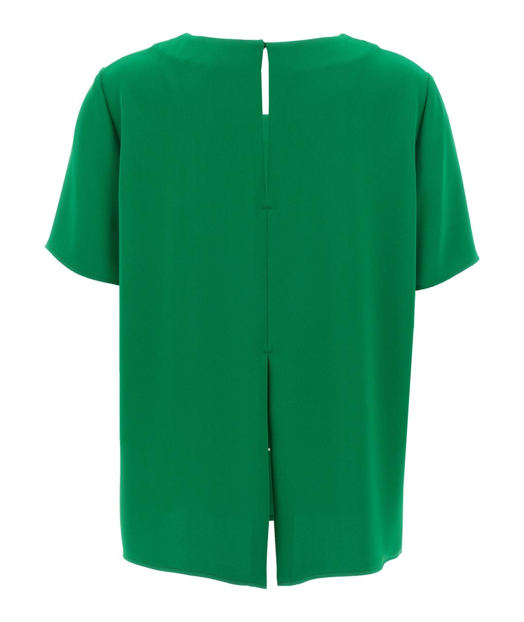 P.A.R.O.S.H. Зеленая полиэстеровая блузы, фото 2