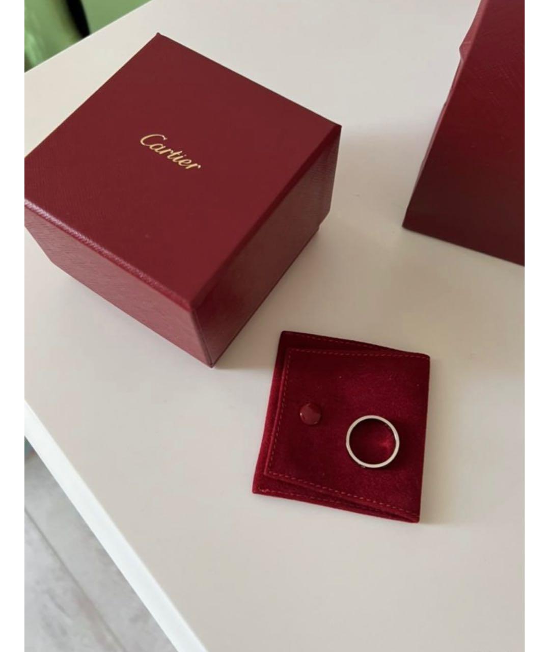 CARTIER Серебряное кольцо из белого золота, фото 4