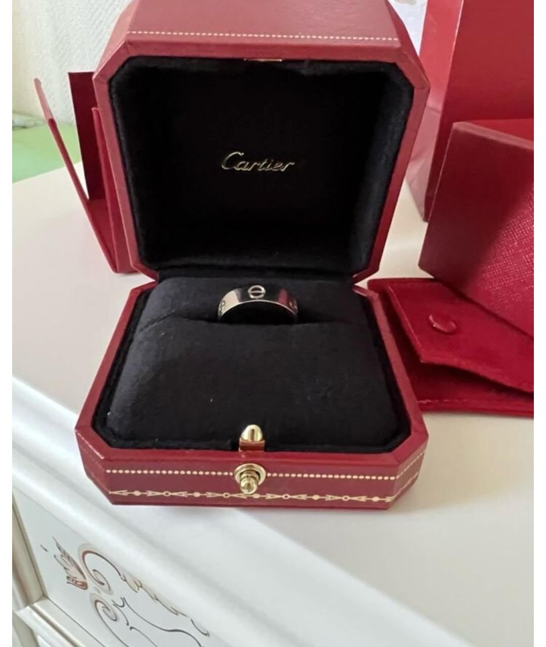 CARTIER Серебряное кольцо из белого золота, фото 5