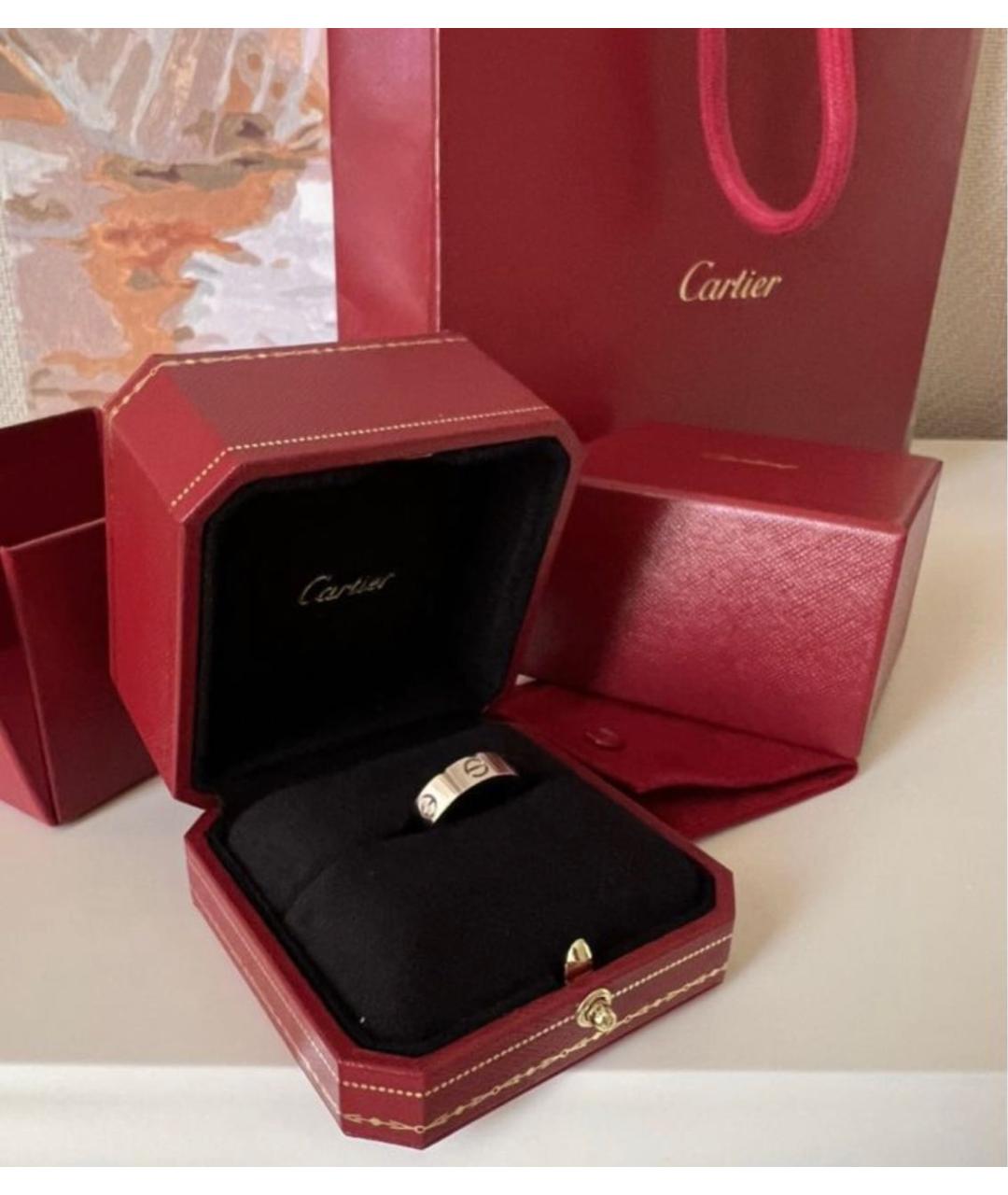 CARTIER Серебряное кольцо из белого золота, фото 2