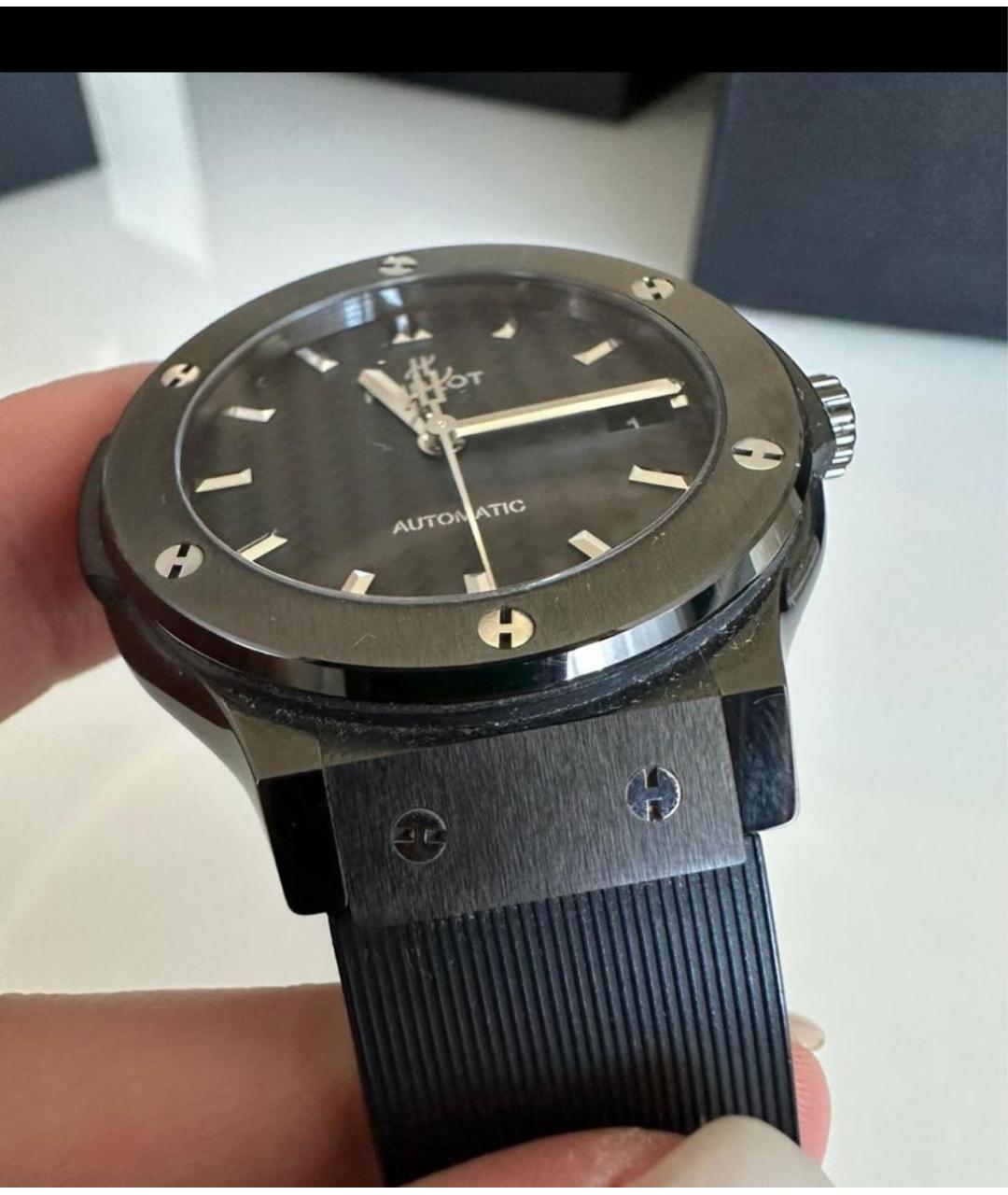 HUBLOT Черные часы, фото 6