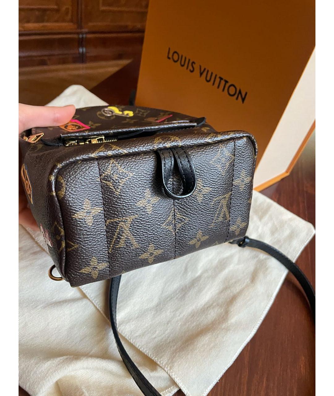 LOUIS VUITTON Коричневый рюкзак, фото 2