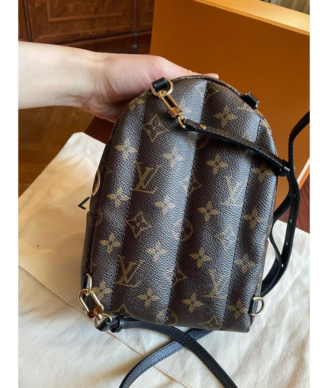 LOUIS VUITTON Коричневый рюкзак, фото 3