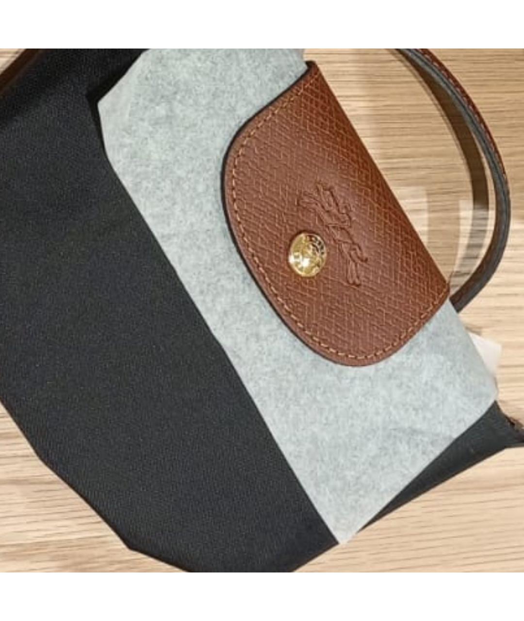 LONGCHAMP Черная сумка тоут, фото 5