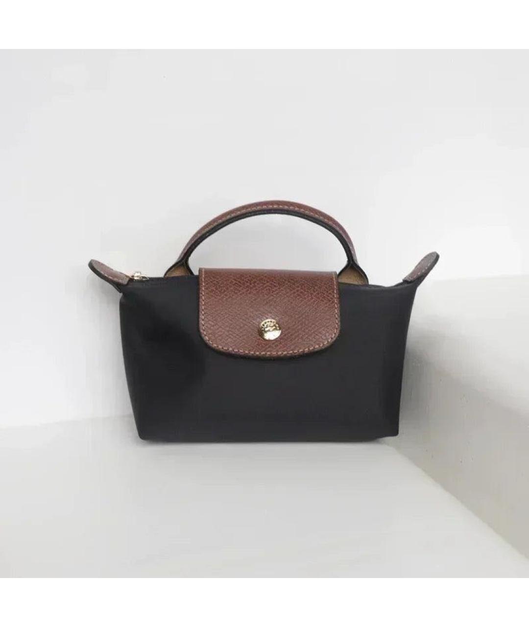 LONGCHAMP Черная сумка тоут, фото 2