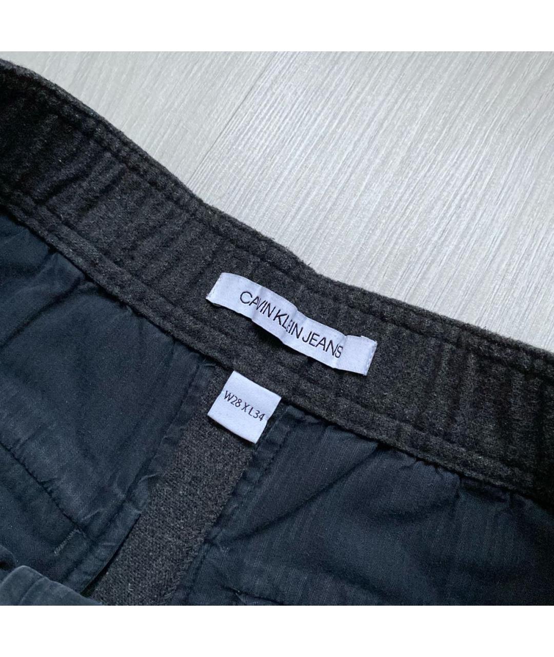 CALVIN KLEIN JEANS Черные брюки чинос, фото 6