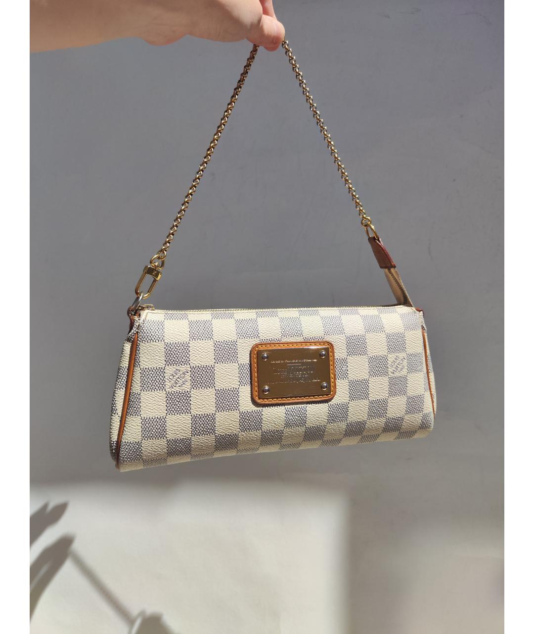 LOUIS VUITTON PRE-OWNED Белая кожаная сумка через плечо, фото 2