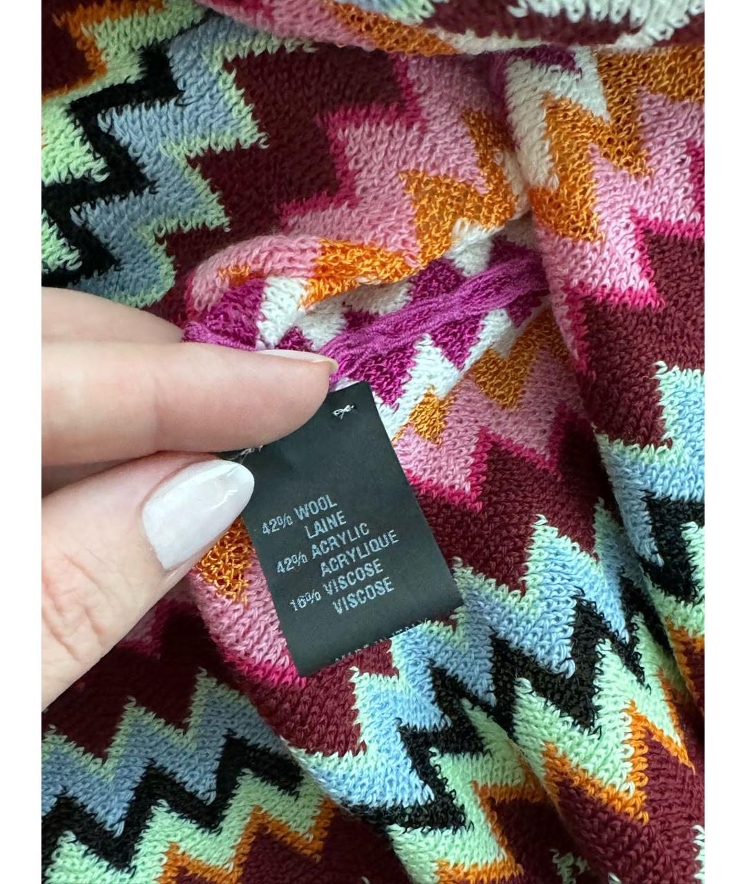 MISSONI Мульти шерстяная туника, фото 5