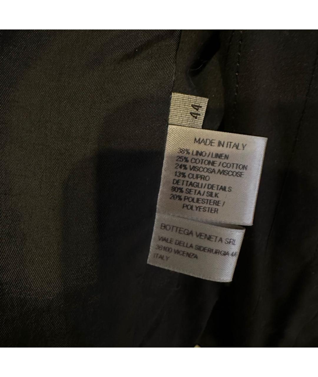 BOTTEGA VENETA Черный бархатный жакет/пиджак, фото 5