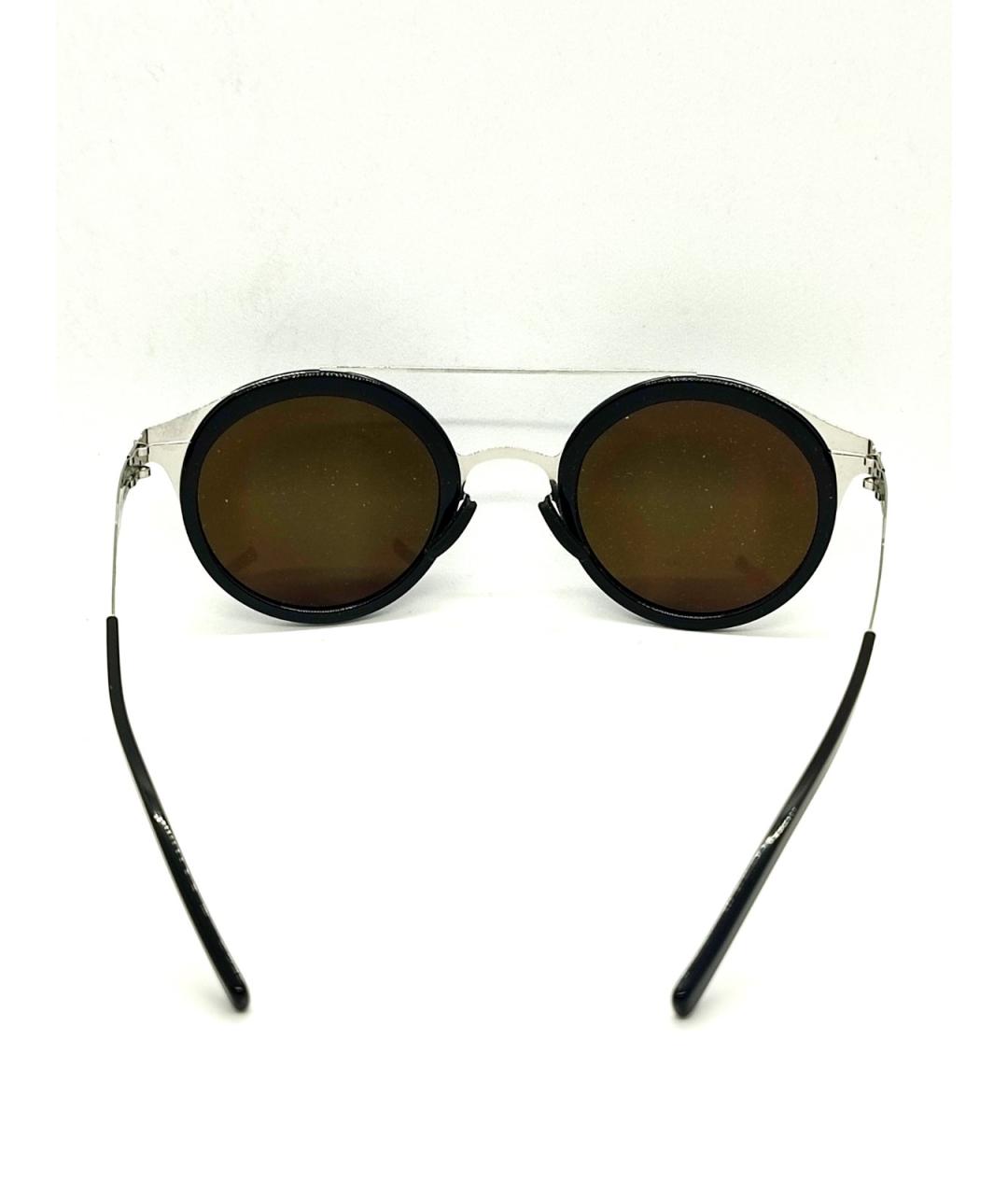 ICBERLIN Серебряные металлические солнцезащитные очки, фото 5