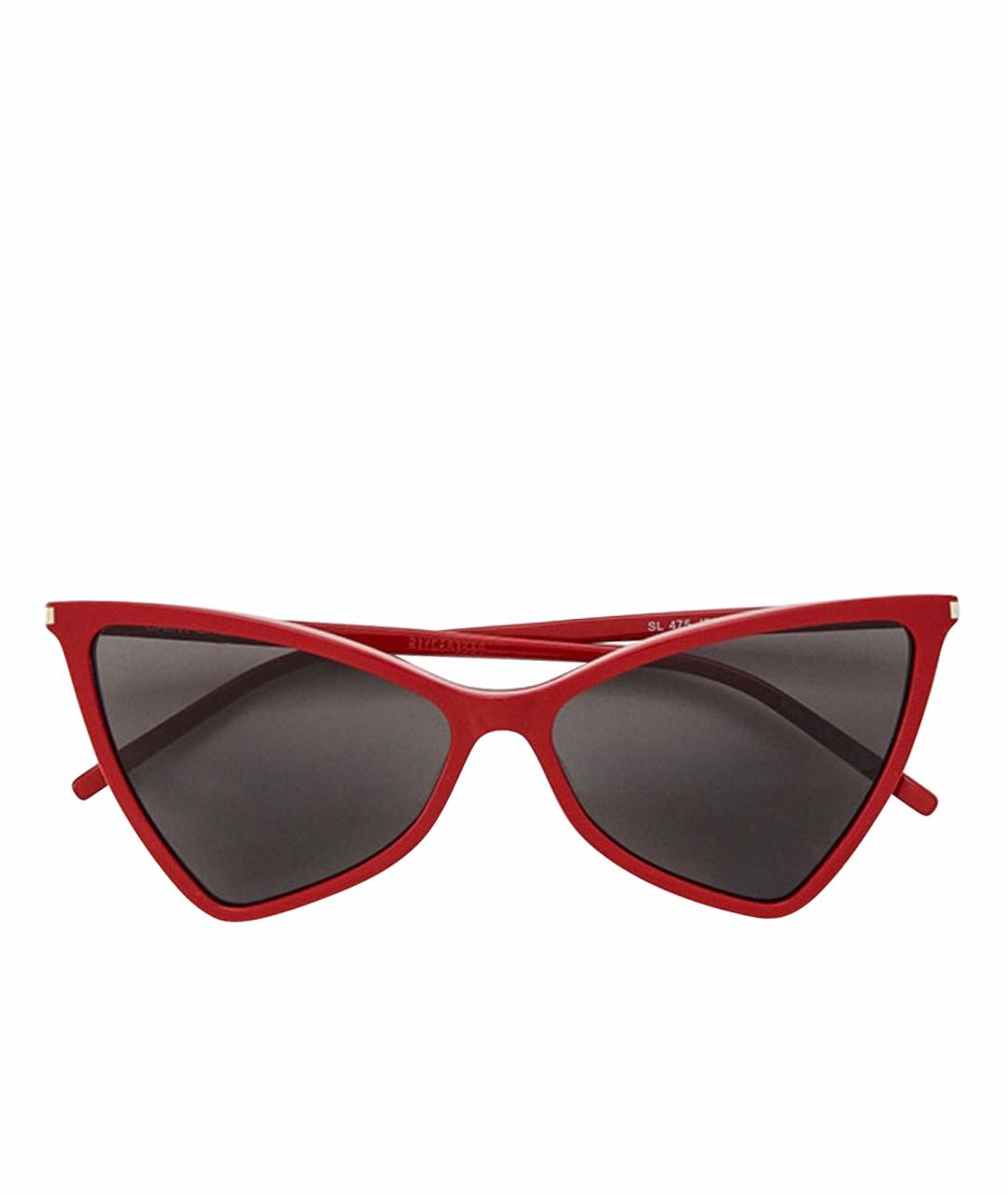 SAINT LAURENT Красные солнцезащитные очки, фото 1