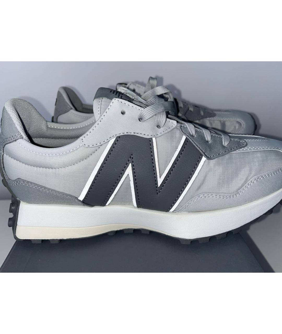 NEW BALANCE Серые текстильные низкие кроссовки / кеды, фото 8