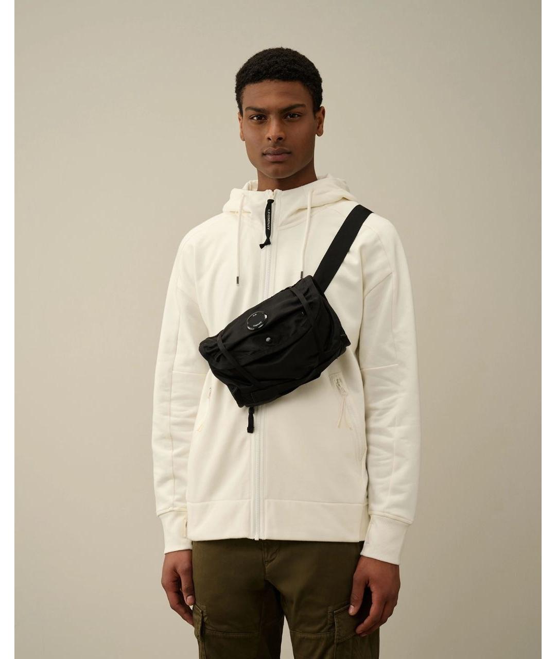 CP COMPANY Черная сумка на плечо, фото 2