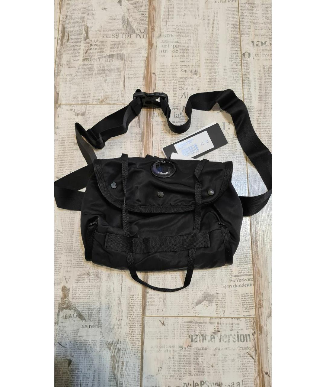 CP COMPANY Черная сумка на плечо, фото 4