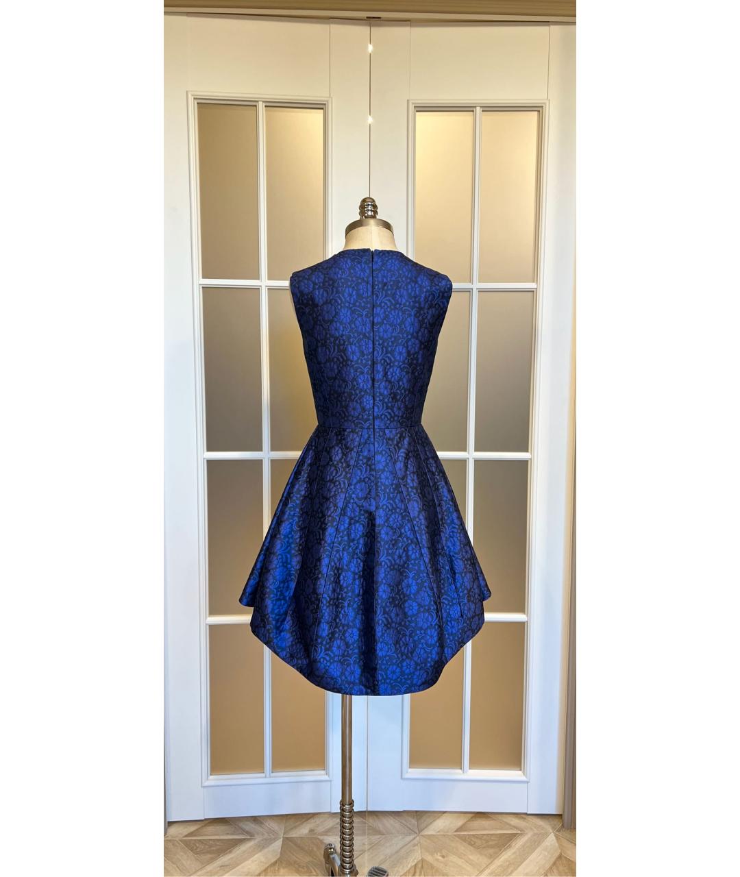 CHRISTIAN DIOR PRE-OWNED Синее шелковое вечернее платье, фото 2