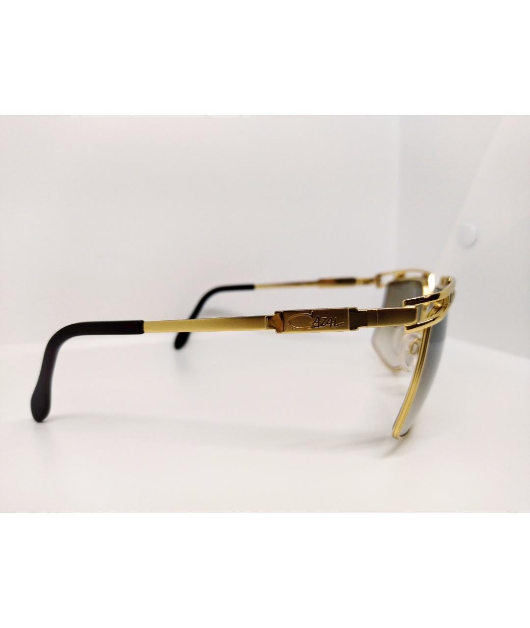 CAZAL Золотые металлические солнцезащитные очки, фото 5