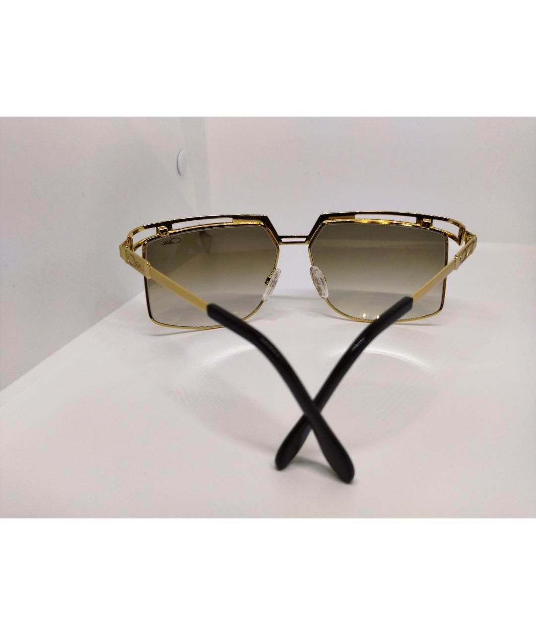 CAZAL Золотые металлические солнцезащитные очки, фото 3