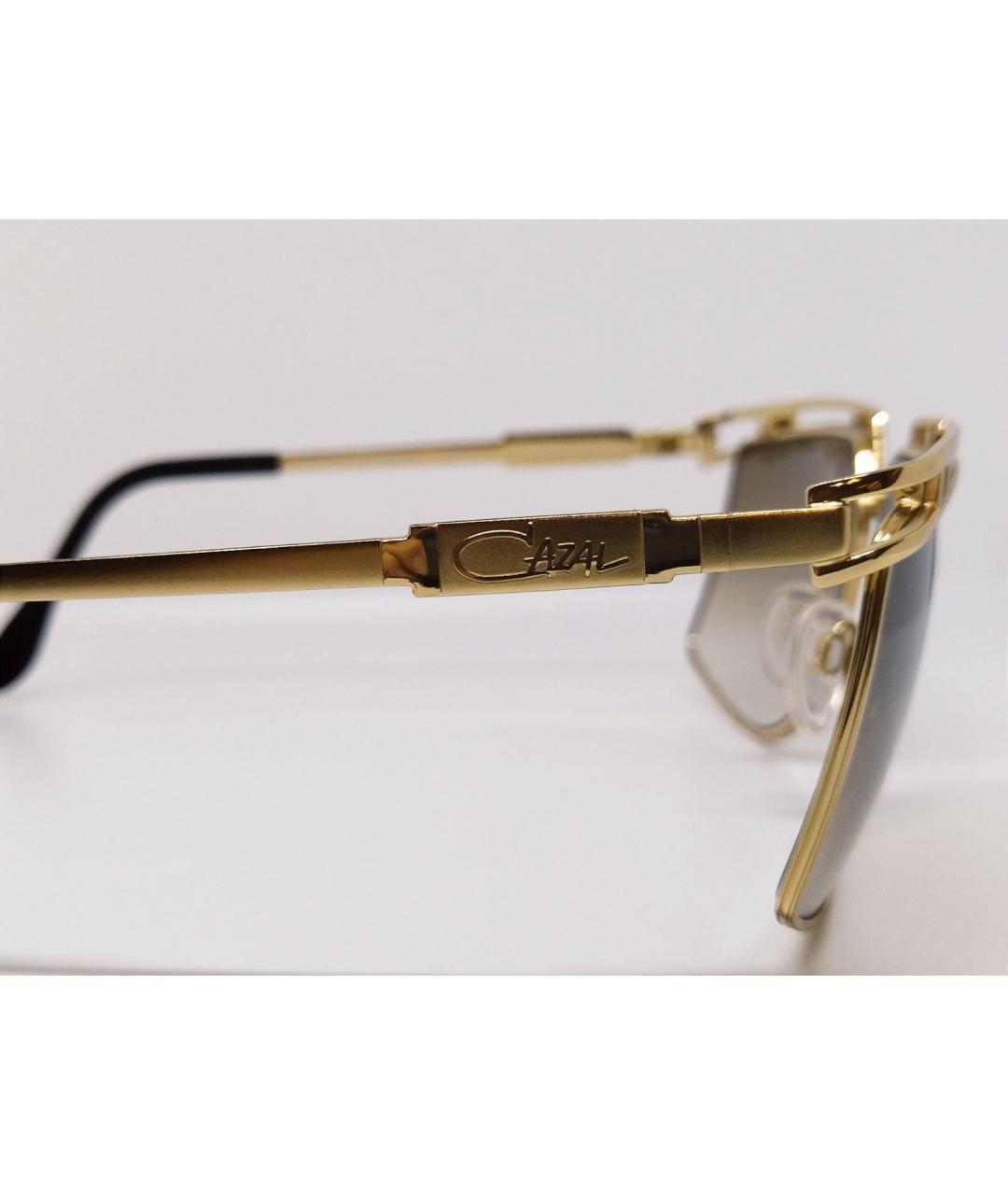 CAZAL Золотые металлические солнцезащитные очки, фото 4