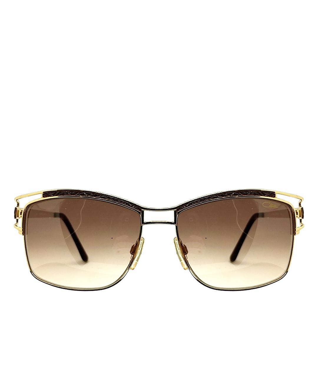 CAZAL Золотые металлические солнцезащитные очки, фото 1