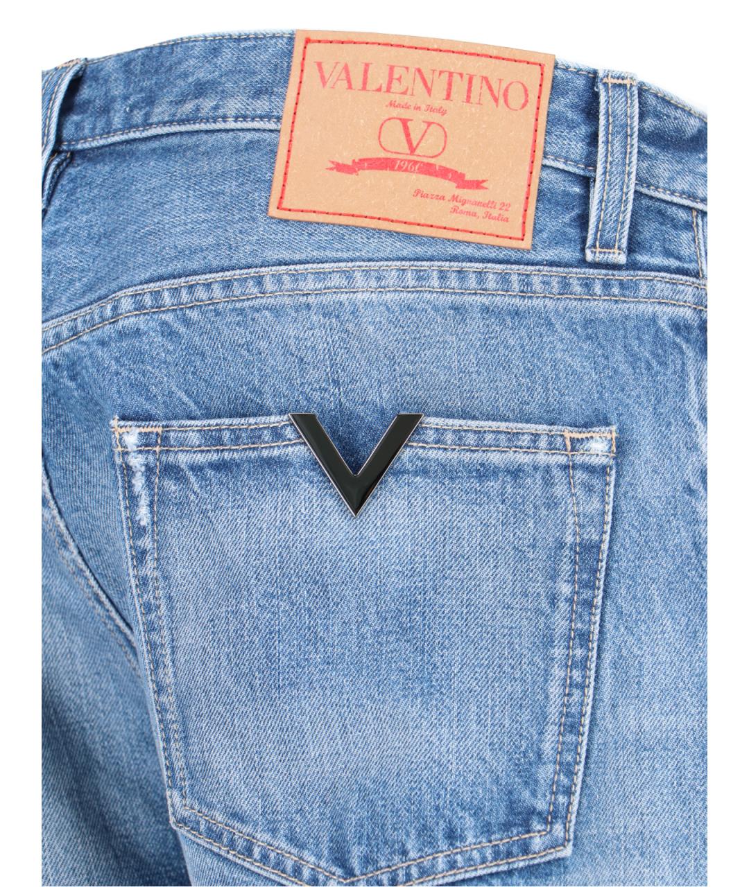 VALENTINO Синие прямые джинсы, фото 5