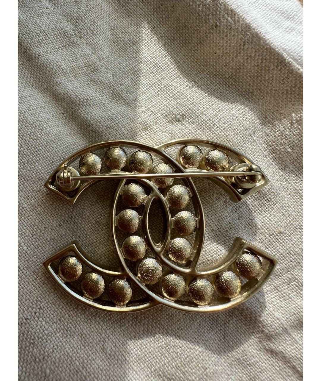 CHANEL Золотая булавка / брошь, фото 6