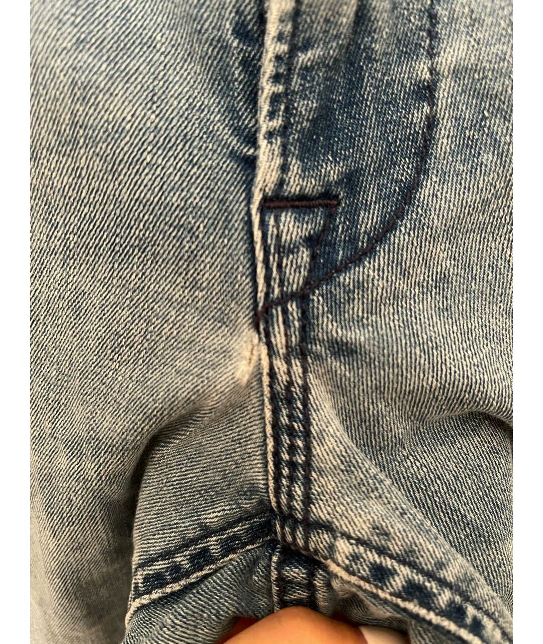 CERRUTI 1881 Голубые хлопковые прямые джинсы, фото 6