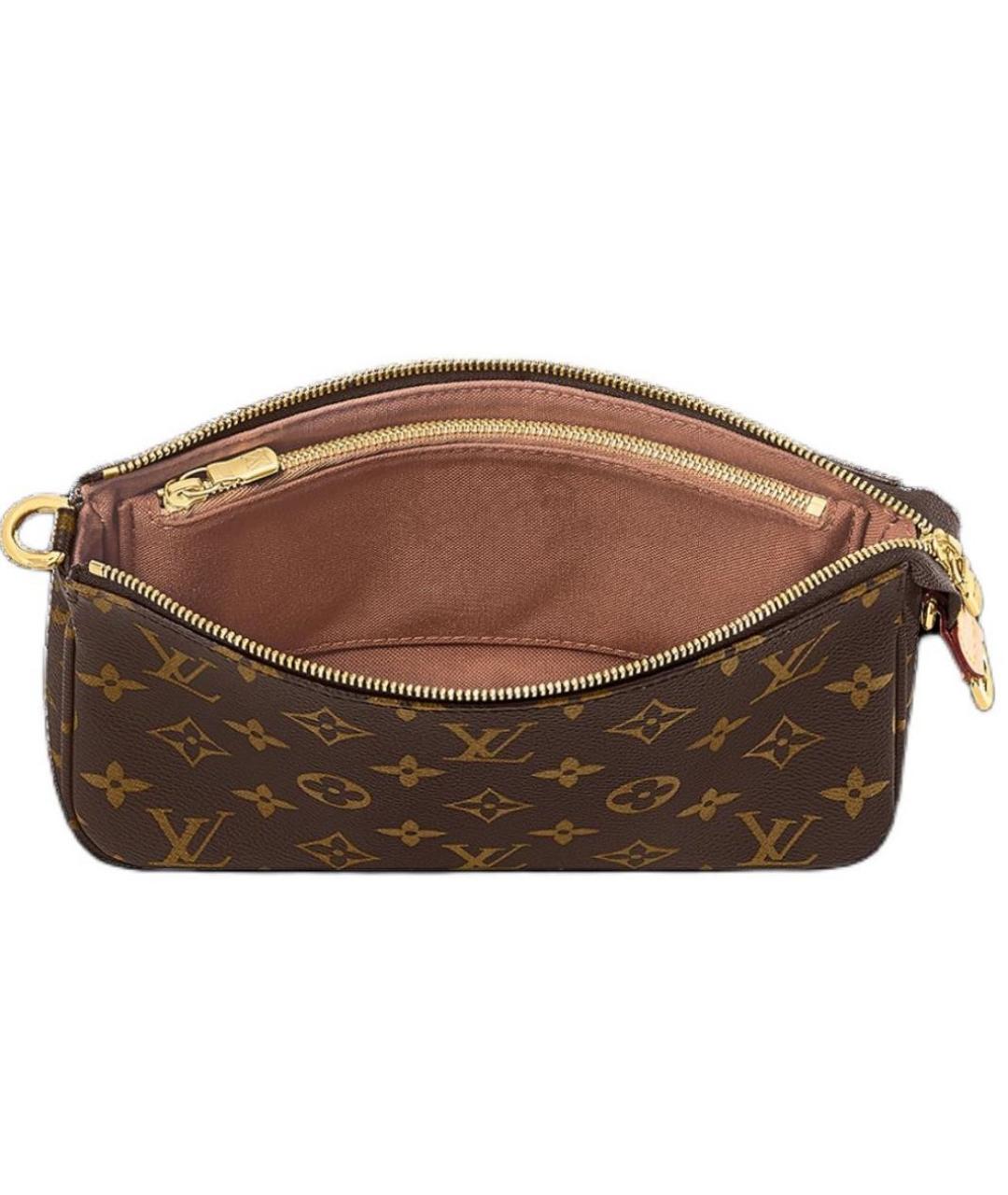 LOUIS VUITTON Коричневая сумка с короткими ручками, фото 3