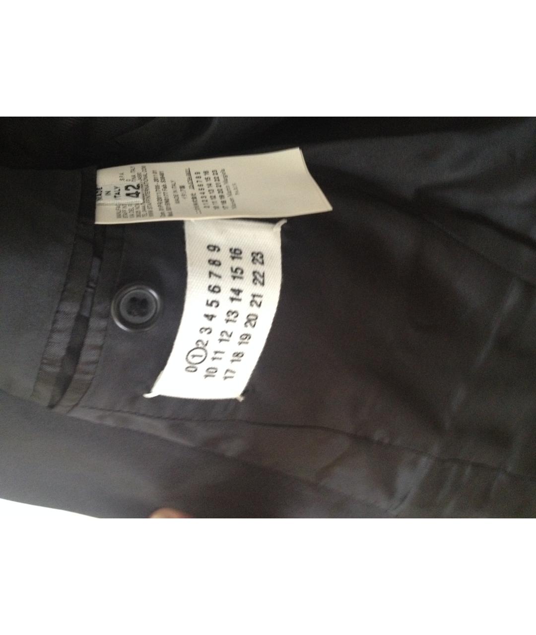 MAISON MARGIELA Черный хлопковый жакет/пиджак, фото 4