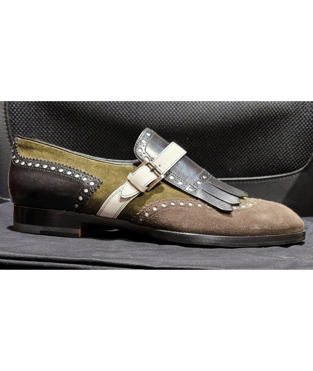 SANTONI Мульти кожаные брогги и оксфорды, фото 7