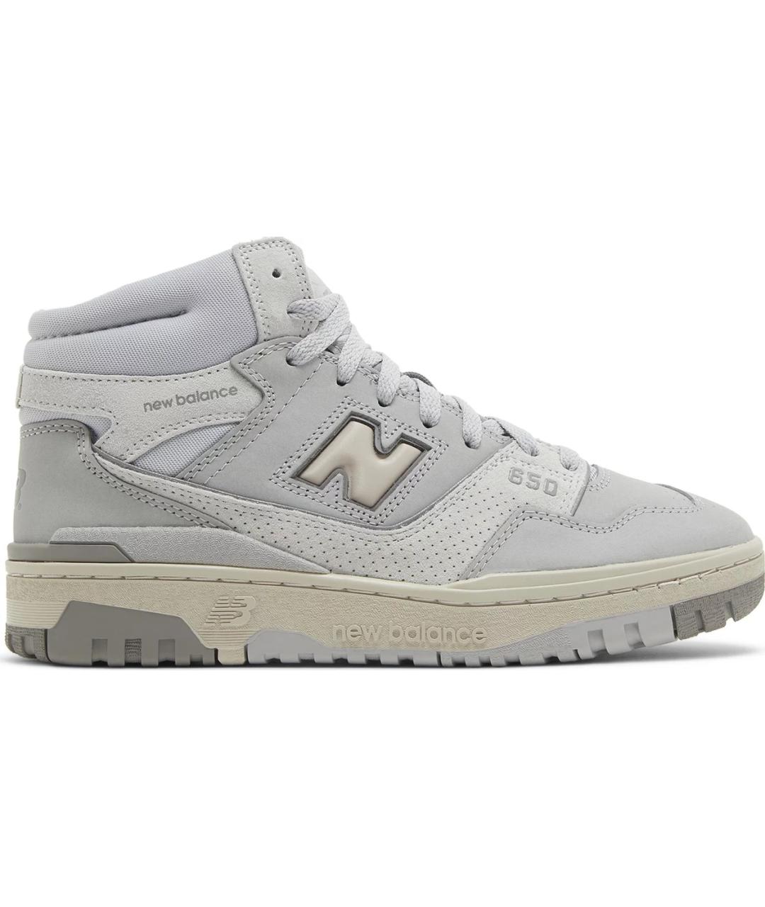 NEW BALANCE Серые высокие кроссовки / кеды, фото 1