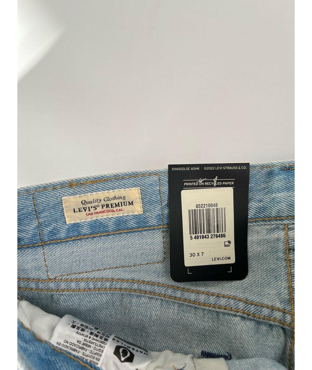 LEVI'S Голубые шорты, фото 7