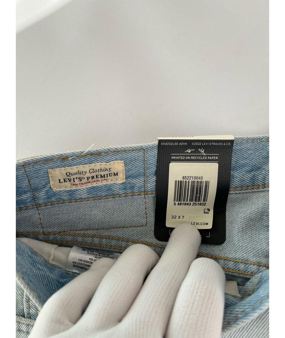 LEVI'S Голубые шорты, фото 7