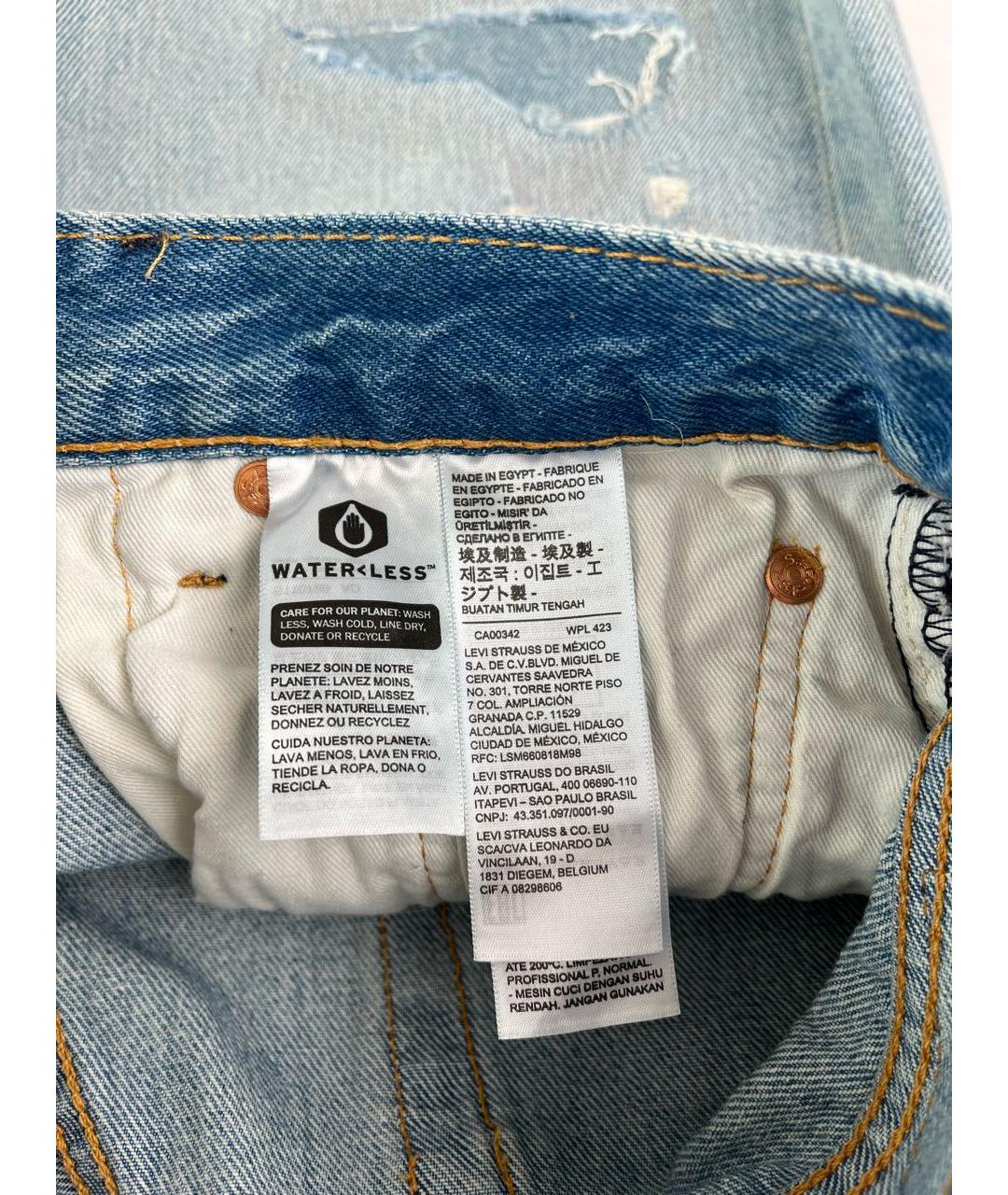 LEVI'S Голубые шорты, фото 8