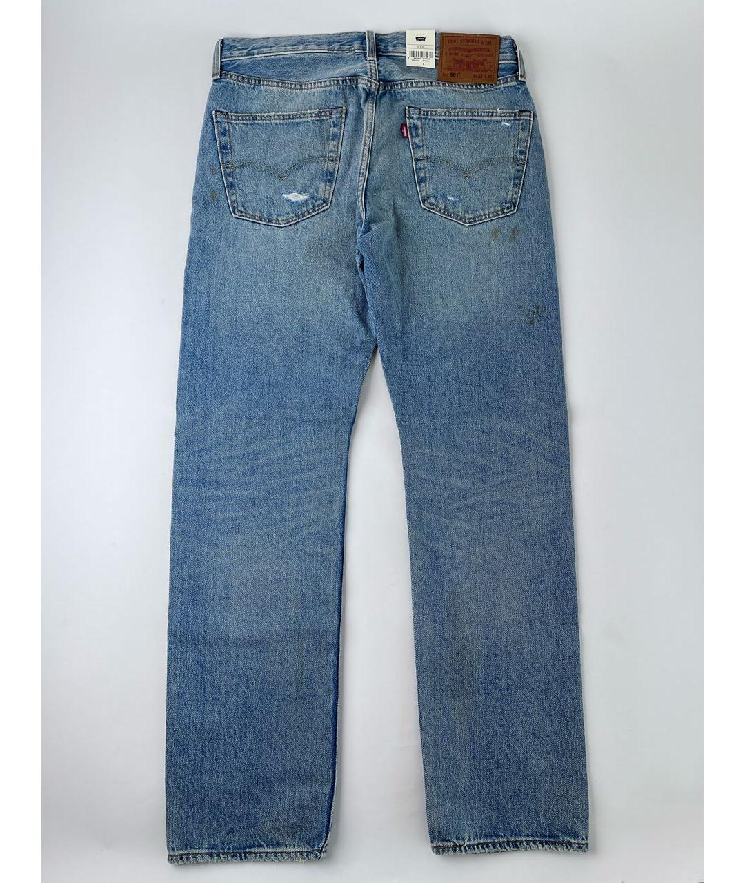 LEVI'S Голубые прямые джинсы, фото 4