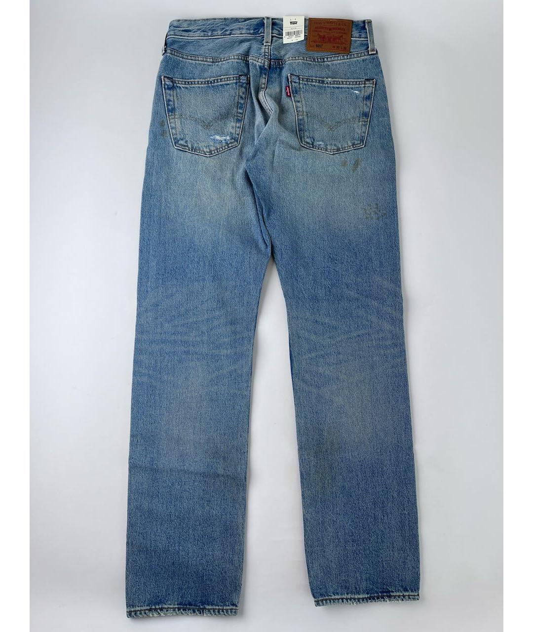 LEVI'S Голубые прямые джинсы, фото 4